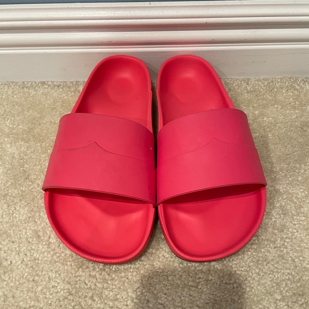 Hunter Red Slides Men’s Size 5